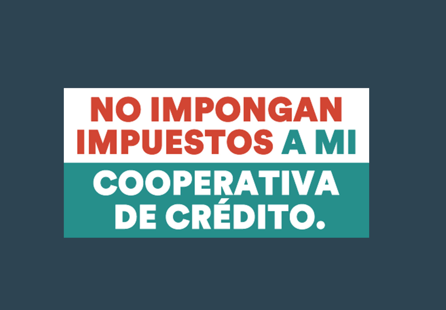 No Graven Mi Cooperativa de Crédito